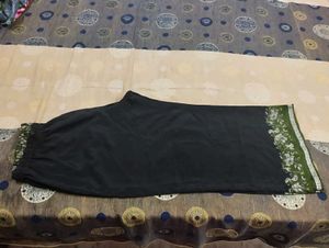 Floral Trim Wide Plus Size Palazo