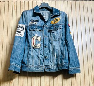 Denim Jacket with Patches