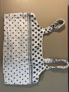 Patterned Crop Top
