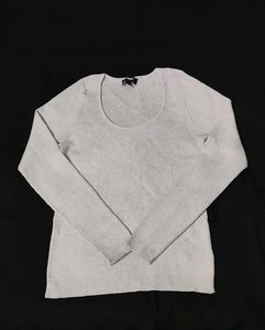Gray Long Sleeve Winter top/sweater for women
