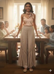 ✨ Boho-Luxe Lace Flares for the Soul🕊️🤎