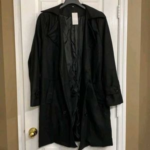 Branded man Stylish Black Trench Coat