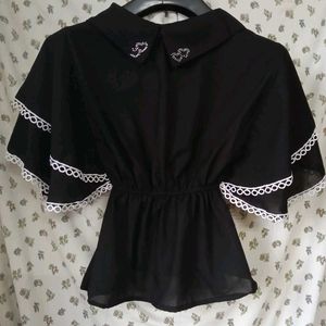 Butterfly Snitched Top