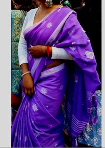 Elegant Purple Saree