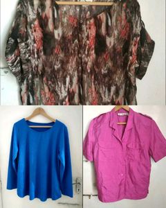 3 Beautiful Over Size Top Combo
