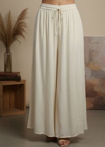 Flowy Cream Palazzo