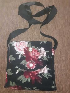 Floral Handbag &amp; Sling Bag Set