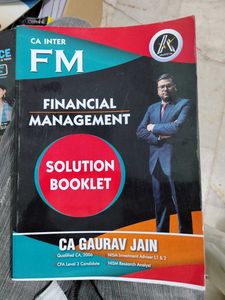CA Inter FM Solution Booklet