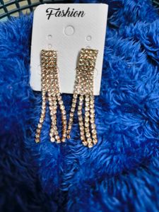 Sparkling Rhinestone Drop Earrings