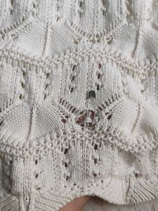 Off White Tank Crochet Top