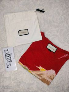 Original Gucci T Shirt With  Bag