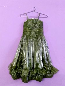 Green Party Dress