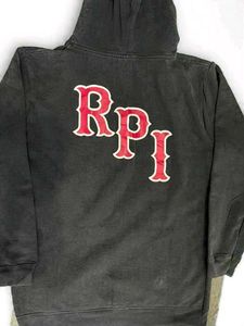 Retro Backprint Y2K Rensselaer Hoodie