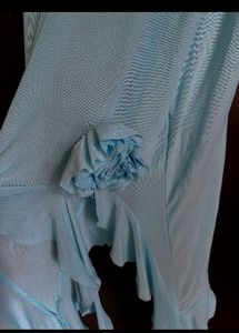 Newme asia ruffle blue dress 🐬