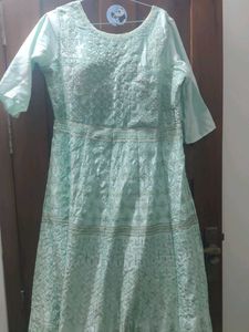 Elegant Embroidered Ethnic Gown