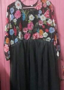 Black Anarkali Gown