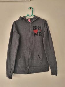 Charcoal Zipper/hoodie