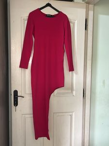 Solid Bodycon Maxi Dress