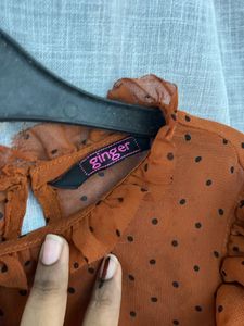 Ruffled Party Wear Top