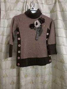Highneck Party Wear Sweater