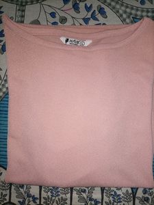 Brand:Mavie,Elegant comfort Peach colour top