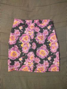 Floral Mini Skirt
