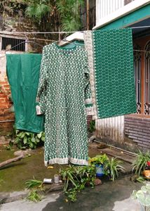 Elegant Green Kurta Set
