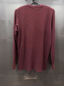 Uniqlo Burgundy Long Sleeve T-Shirt
