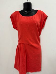 Women Bacj Cowl Neck Dress