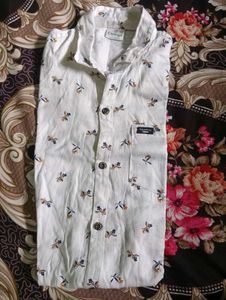 White Colour.Silk Dress