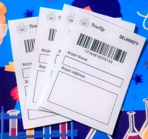 24[ FREEUP STICKY SHIPPING LABELS ]