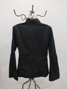 MNG Black Button Down Shirt