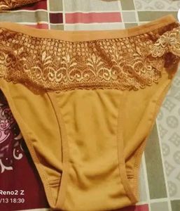 Lace Trim Lingerie Set