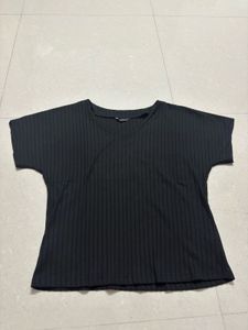 “Zudio” Ink Black Seath Top