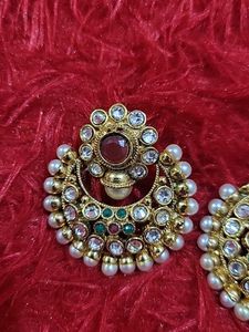 Elegant Stone Studded Earrings