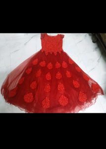 50% Offer bright red ball gown with flares