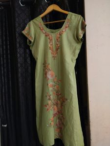GREEN KURTA SET