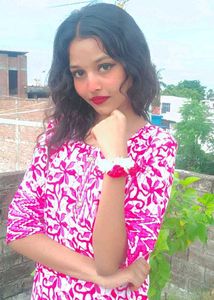 Ethnic Pink floral kurti