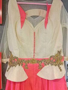 Pink &amp; Beige Party Dress