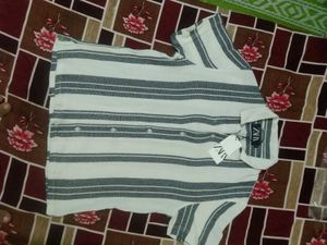 Zara Striped Oversized Shirt