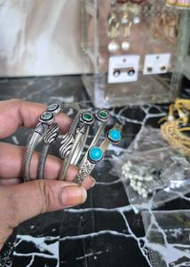 Boho Silver Replica Cuff Bracelet