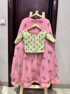 Pink Lehenga Choli Set