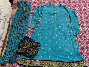 Bhopali Anarkali Joda ( Turki Kurti)