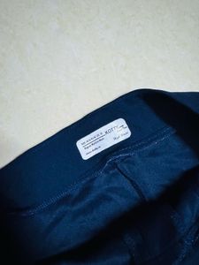 Navy Blue Wide Leg Trousers