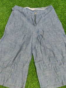 Wide Leg Cropped Pants