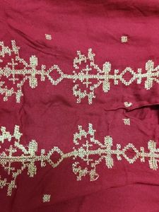 Maroon peplum top/short kurti