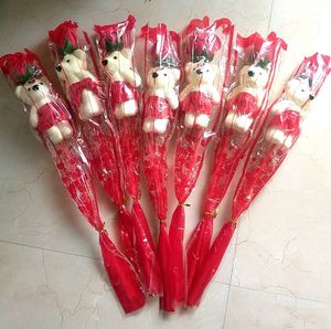 Teddy Bear Rose Bouquet Pack Of 7