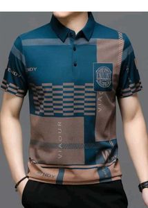 Colour Block Men Blue Tshirt