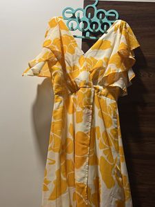 Sassafaras Yellow Maxi With Slit