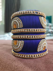 Blue & Gold Bangles